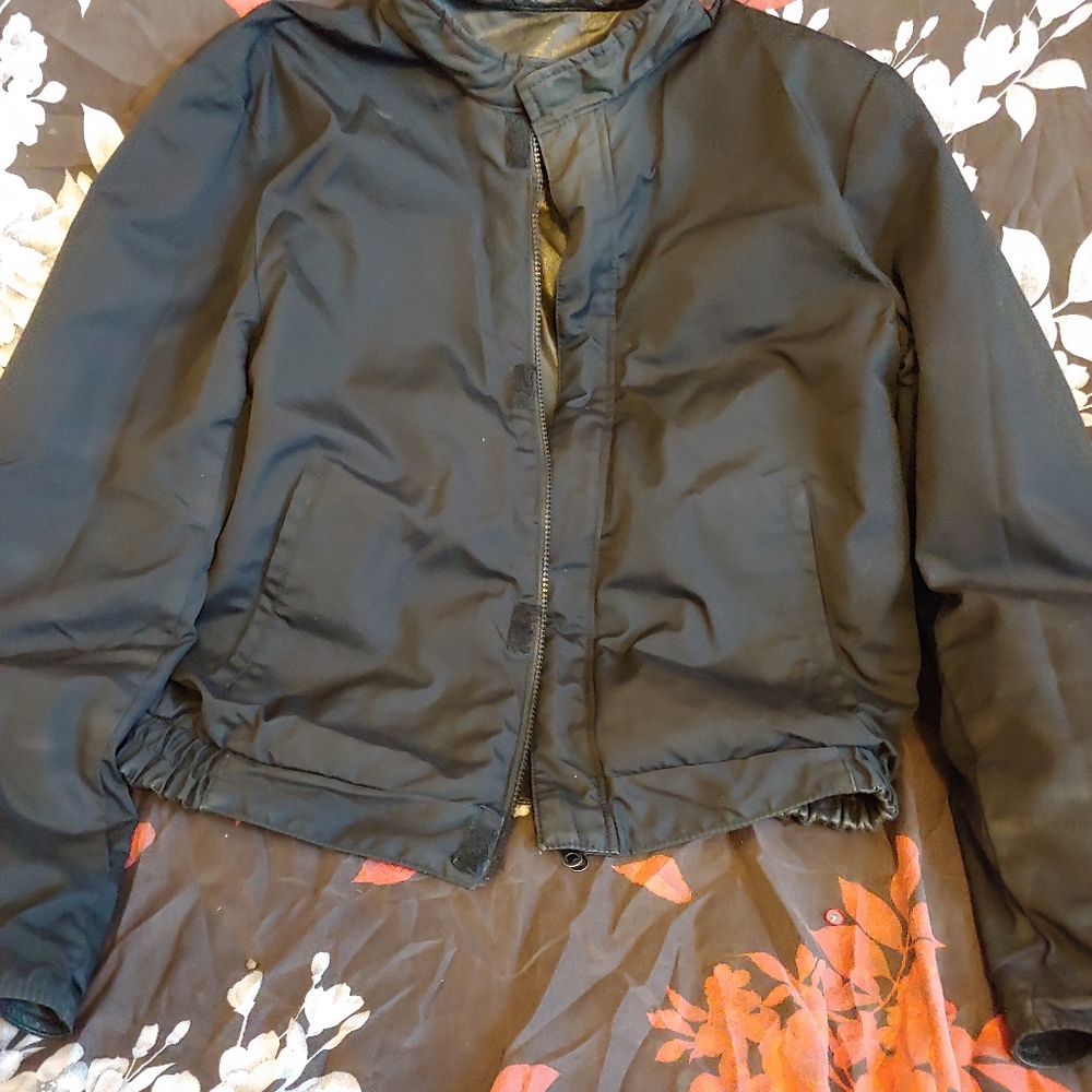Marsee reversible leather riding jacket.